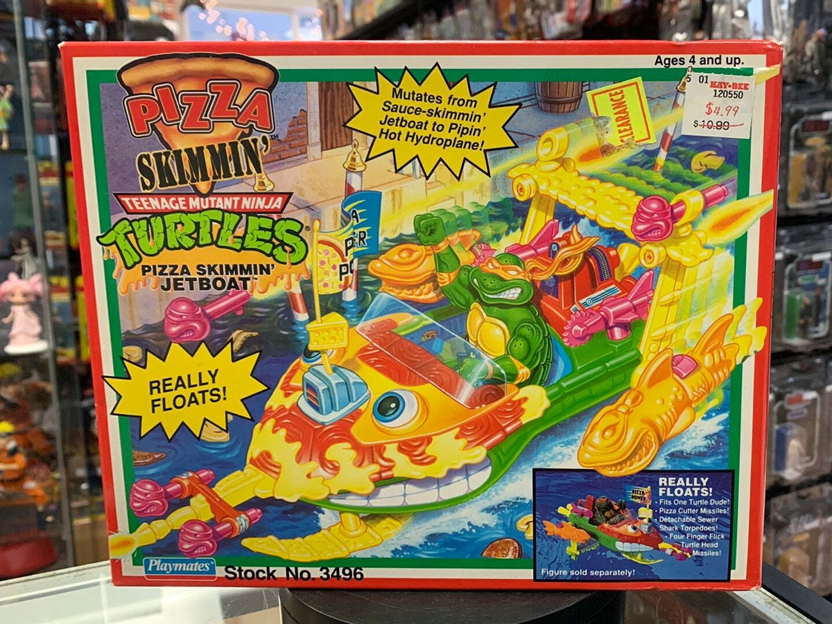 Pizza Skimmin Jet Boat BB (Vintage TMNT, Playmates) Sealed | eBay