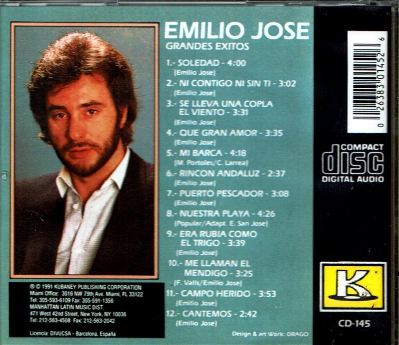 Emilio Jose Grandes Exitos BRAND NEW SEALED CD | eBay