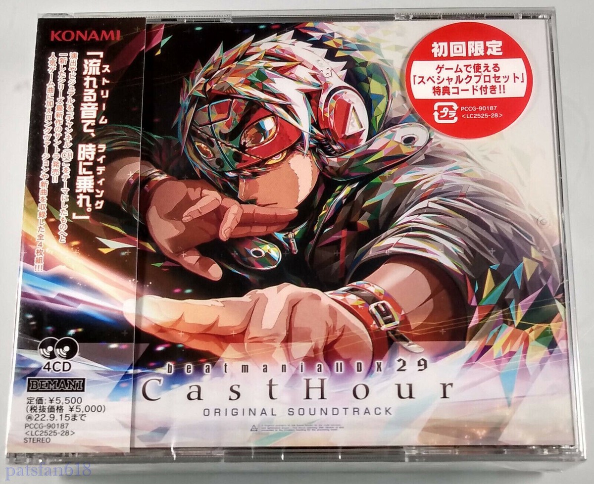 Beatmania IIDX 29 CastHour ORIGINAL SOUNDTRACK Brand New 4-Disc CD