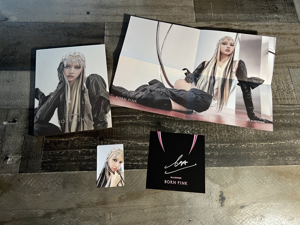 Blackpink Lisa Born Pink signed autographed Digiback brand new