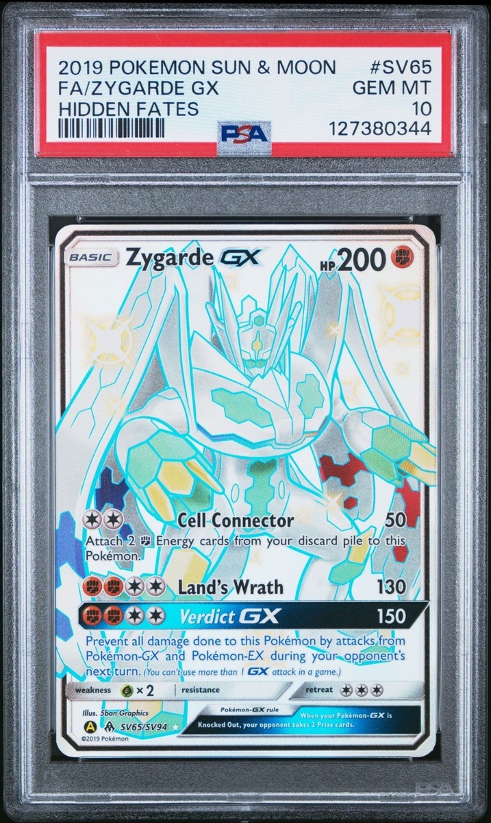 Zygarde GX - SV65/SV94 - Ultra Rare - Hidden Fates - Pokemon Card