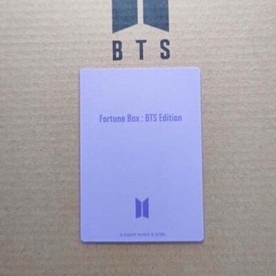 BTS Fortune Box : BTS Edition JAPAN FC Official Photocard PC | eBay