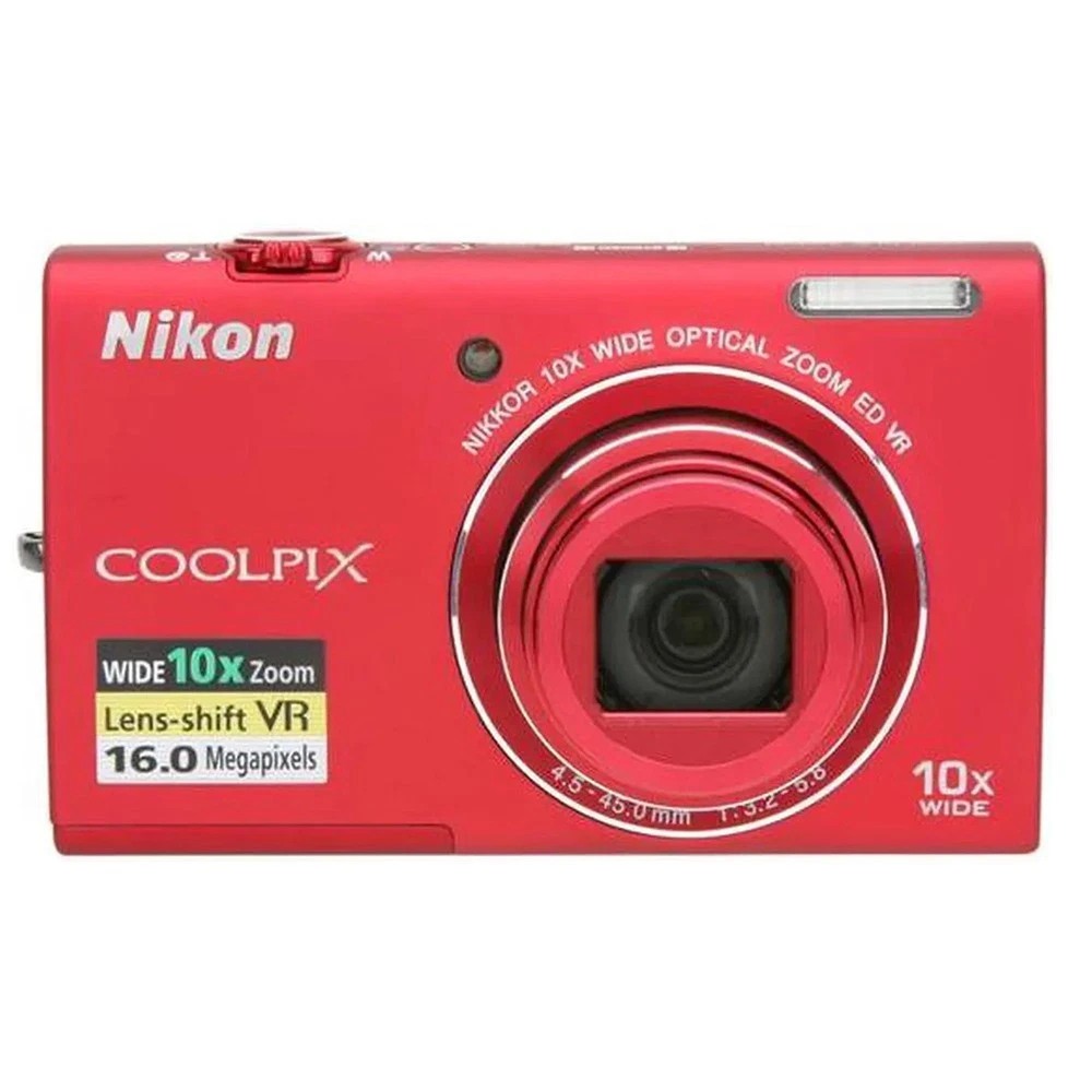 Nikon COOLPIX S6200 Digital Camera 16.0MP 10x Optical Zoom HD 720p