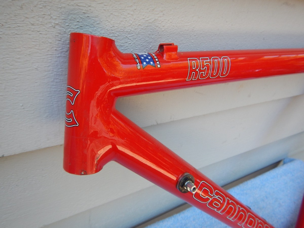 46cm Cannondale R500 CAD2 Road Racing Bike Frame USA Made RED