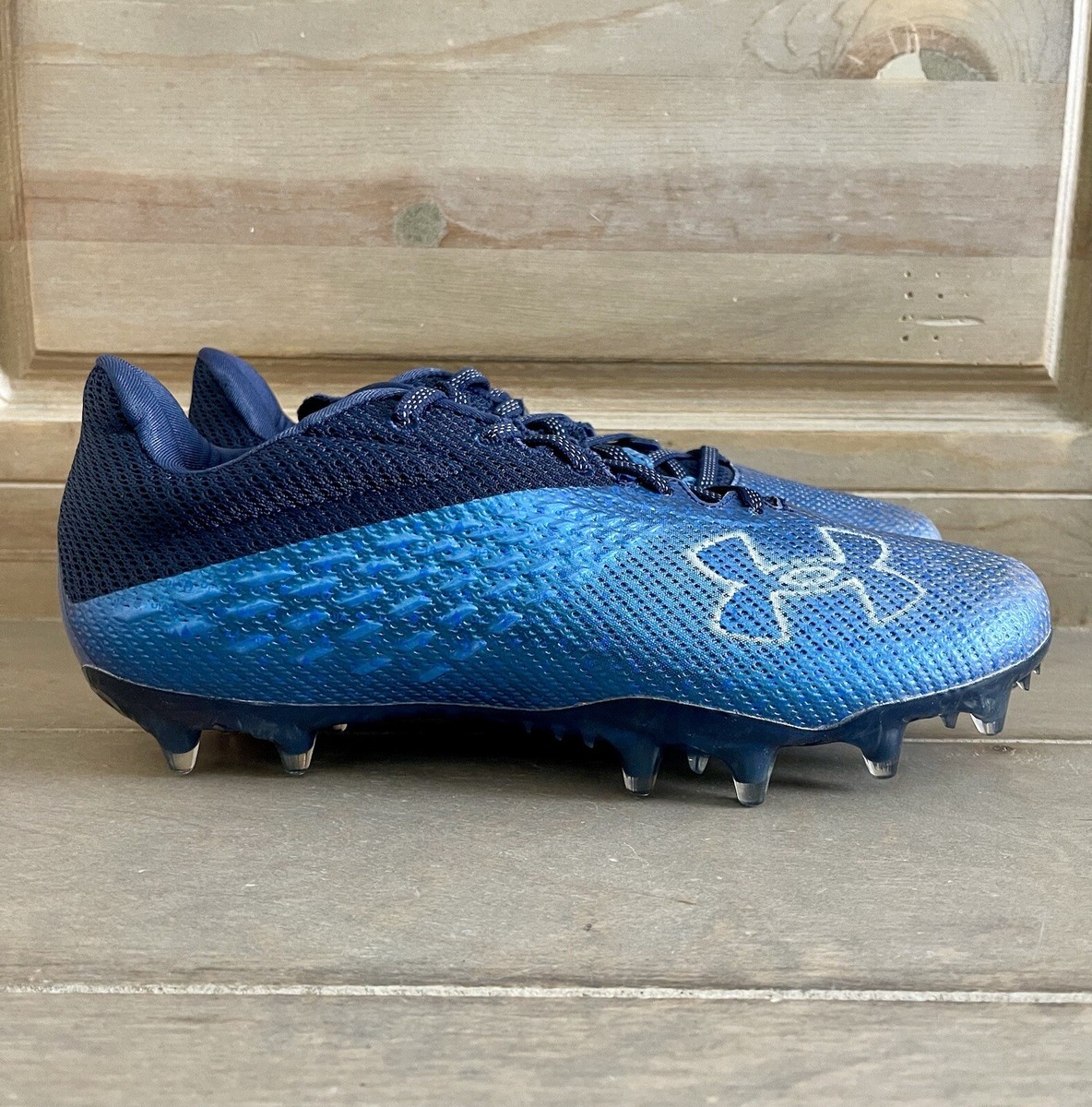 Under Armour Blur Smoke MC SAMPLE Midnight Navy Football Cleats