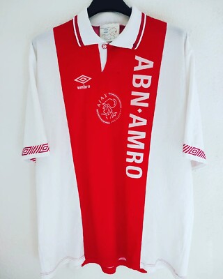 AJAX 1991-1993 ABN-AMRO camiseta shirt trikot maillot maglia XL | eBay