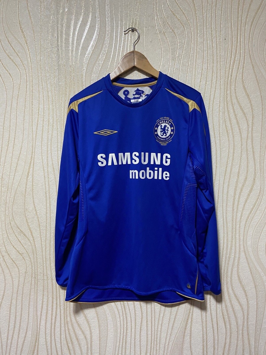 CHELSEA 2005 2006 HOME SHIRT JERSEY UMBRO LONG SLEEVE sz M MEN | eBay