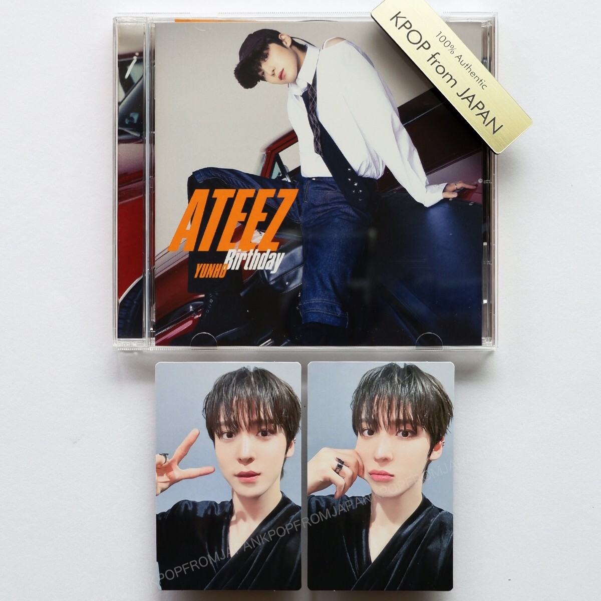 YUNHO ATEEZ Birthday JAPAN SOLO SET OPENED CD+2PHOTOCARD | eBay