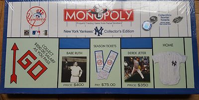 Monopoly New York Yankees 2001 Collectors Edition: Factory Sealed