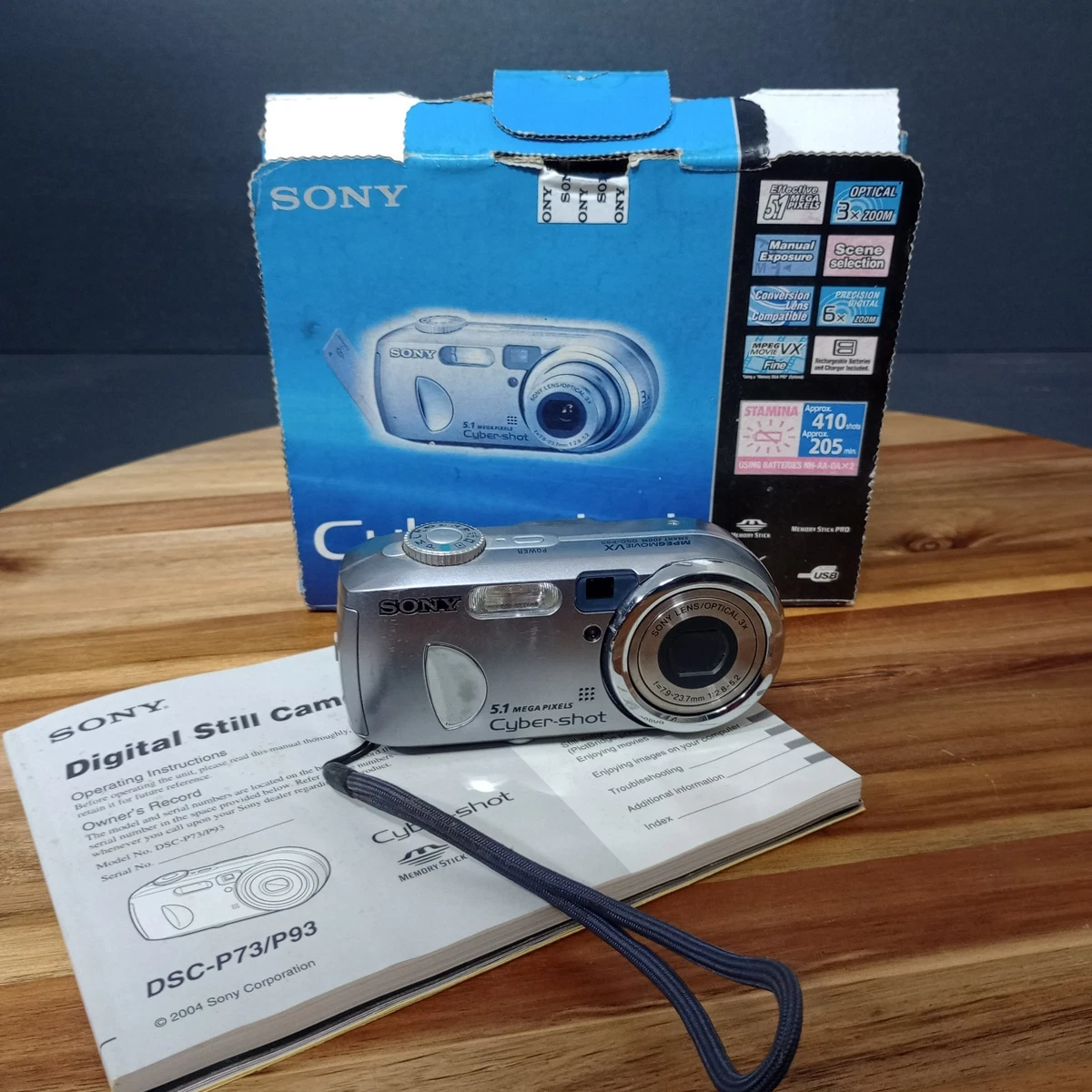 Preços baixos em Sony Cyber-shot DSC-P93 Câmeras Digitais | eBay