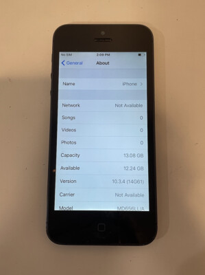 Apple iPhone 5 - 16GB - Black & Slate (Sprint) A1429 | eBay