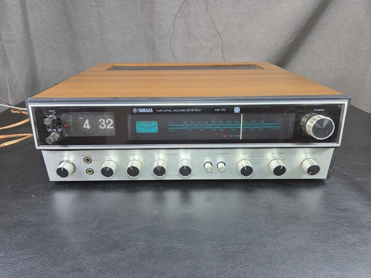 Yamaha CS-70 Vintage Stereo Receiver Super Rare Part Repair VIDEO