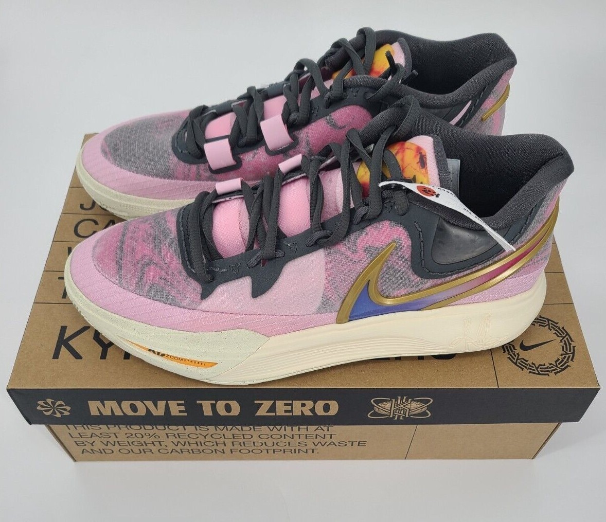 New Original Nike Kyrie 8 ASW Sneaker Shoes - Pink Foam/Multi