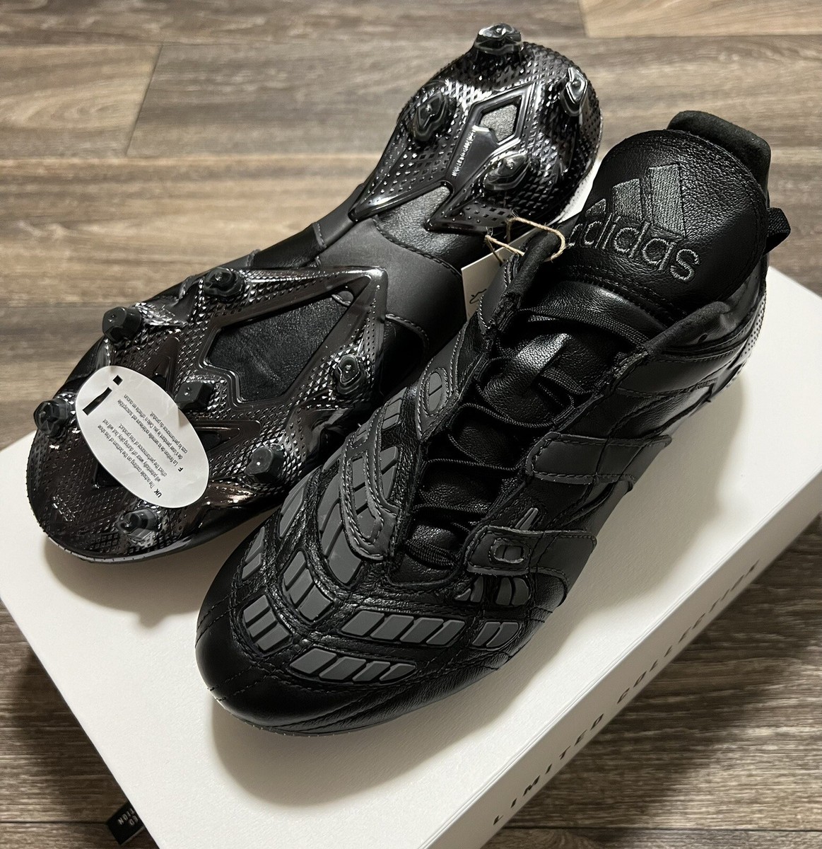 Adidas Predator Accelerator FG Sz US8 Remake Blackout FZ5428 | eBay