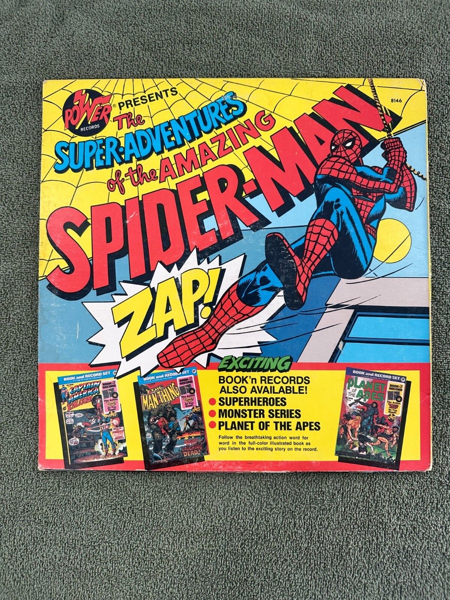 The AMAZING SPIDER-MAN and Friends LP Power Records Album 1974