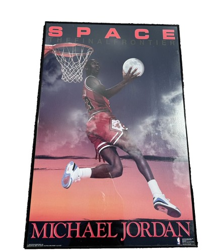 Vintage 1990s Michael Jordan Full Body Door poster | eBay