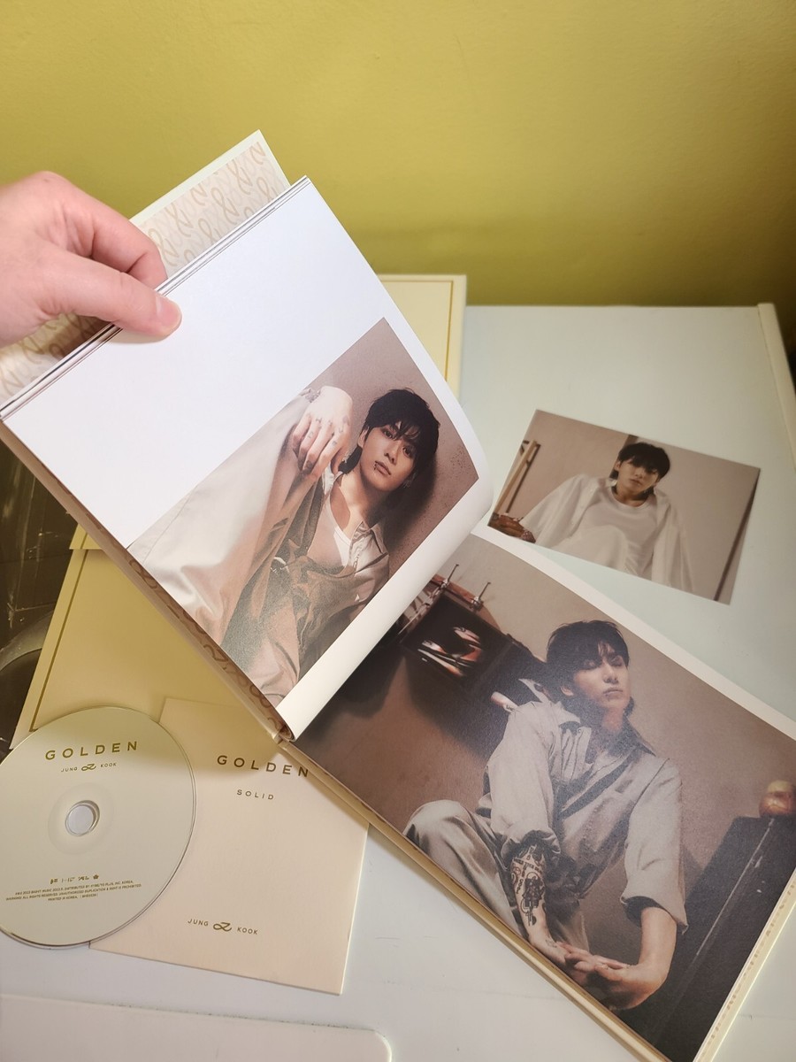 BTS Jungkook Golden White Solid Version Target Excl. Photocard