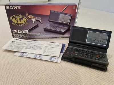 Rare Sony ICF-SW100 World Band Radio SW/MW/LW/FM SSB Original Box