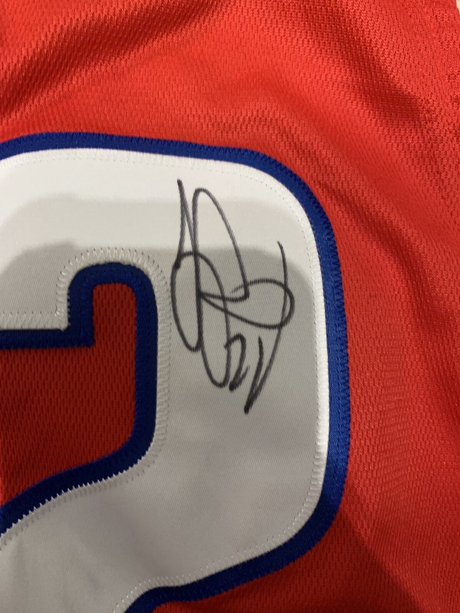 NBA Authentic Detroit Pistons Signed Auto Tayshaun Prince #22