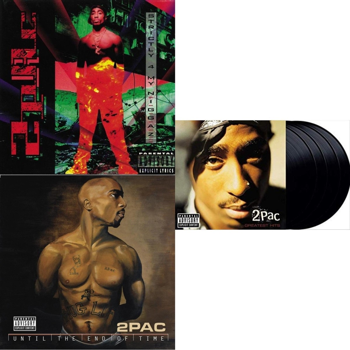 2Pac - Until The End Of Time(X) (4LP) & Strictly 4 My N.I.G.G.A.Z.