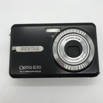 Pentax Optio E85 12.1 MP 3x Optical Zoom Point and Shoot Digital