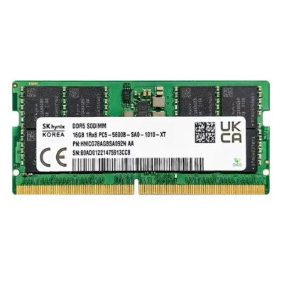 New Hynix 32GB (2X 16GB ) DDR5 5600MHz PC5-44800 1RX8 Laptop