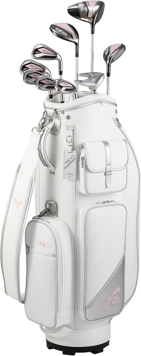 Callaway Reva 9 Piece Club set Caddy Bag ‎‎Rosegold Ladies