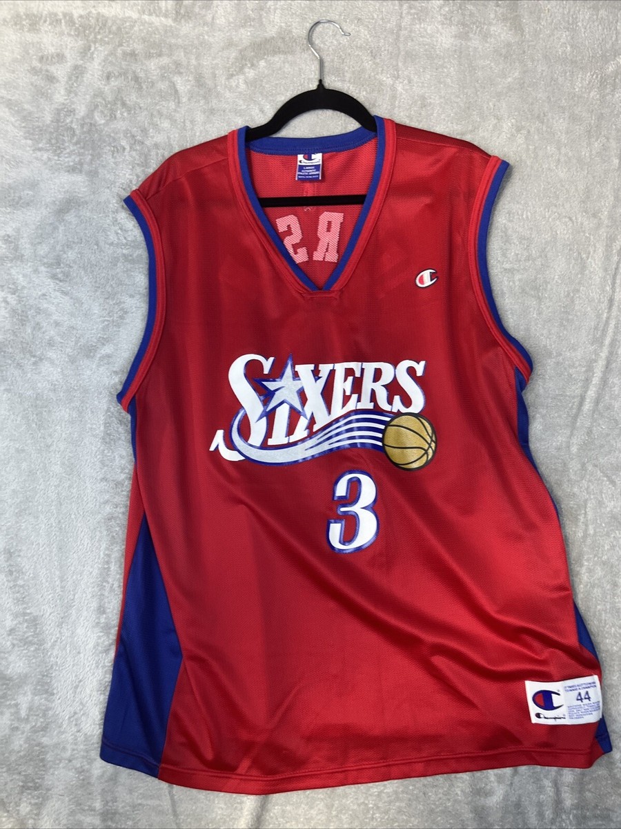 Vintage Champion Allen Iverson #3 Philadelphia 76ers Sixers Jersey