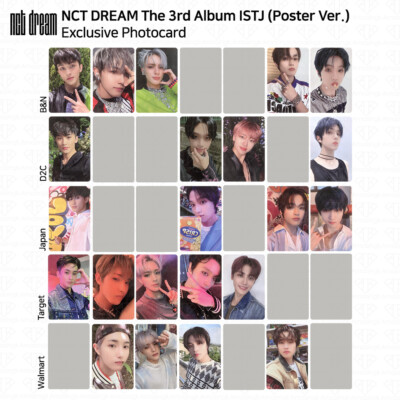 NCT DREAM The 3rd Album ISTJ B&N D2C Japan Target Walmart