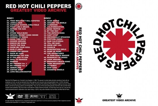RED HOT CHILI PEPPERS / GREATEST VIDEO ARCHIVE DVD w/Tracking | eBay
