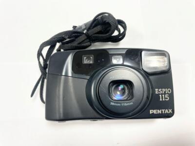 Pentax Espio 115 Black 38-115mm Point & Shoot 35mm Film Camera