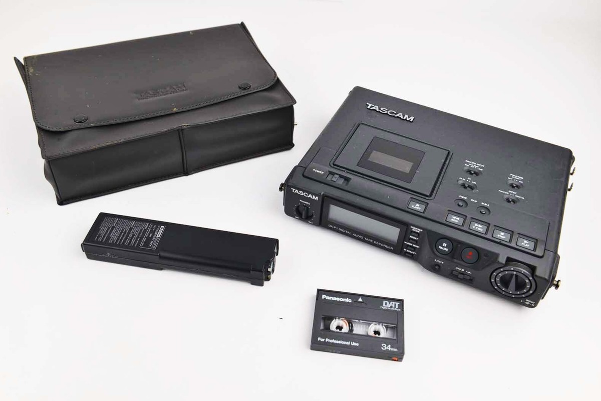 TASCAM DA-P1 Portable DAT Recorder + Soft Case | eBay