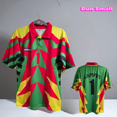 Jorge Campos # 1 - World Cup 1994 USA Retro - UMBRO Green - XL run