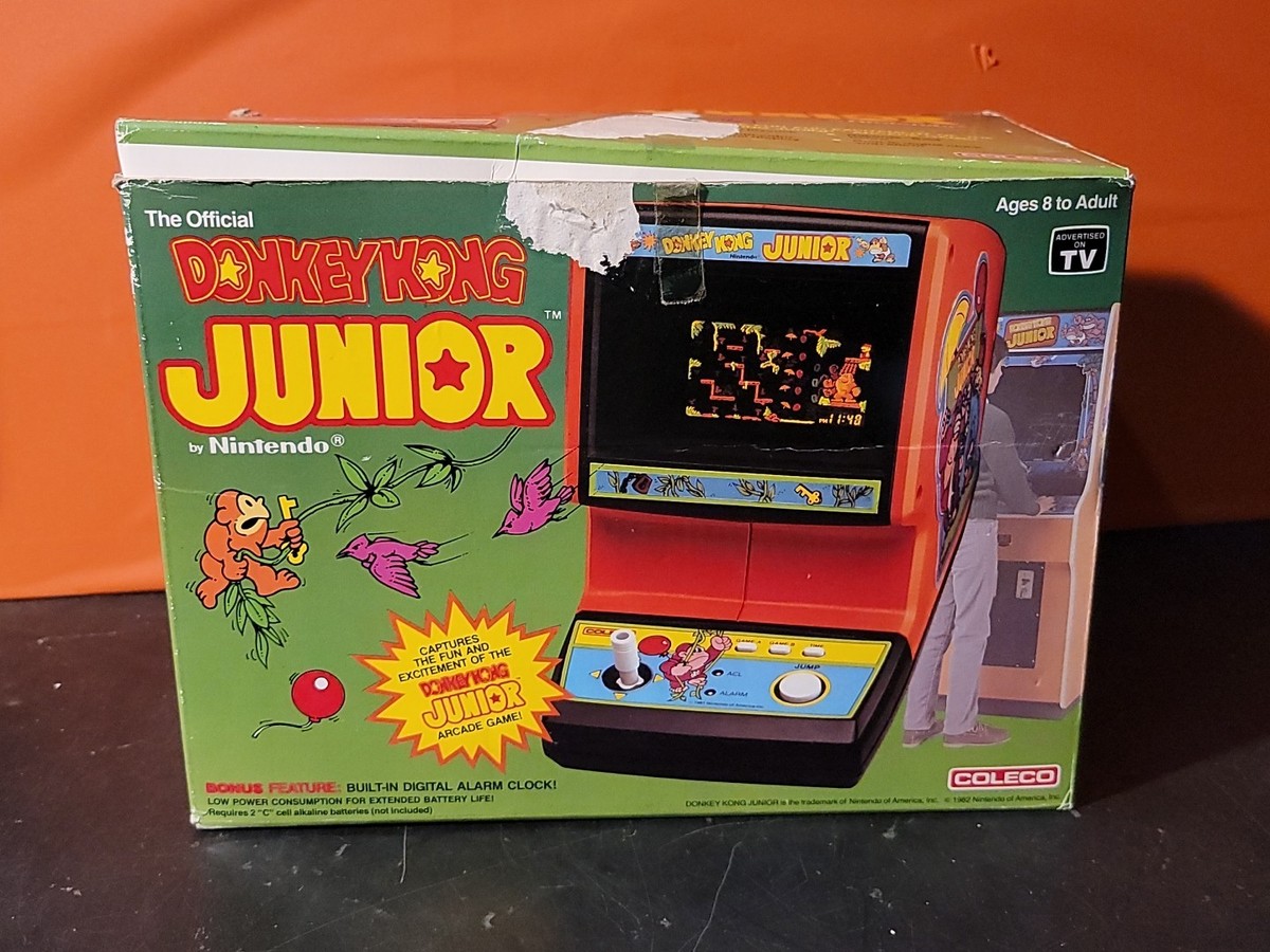 Vintage 1982 Coleco Nintendo Donkey Kong Junior Jr Tabletop