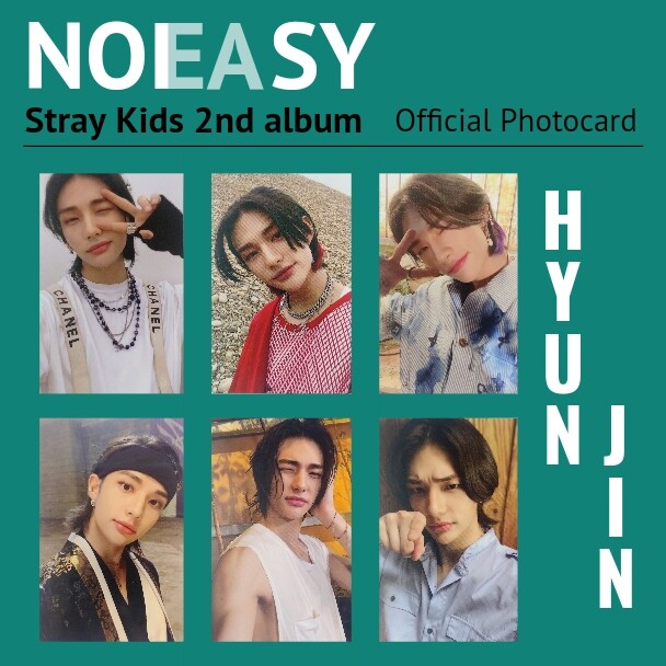Stray Kids NOEASY NOISY album official photocard double side