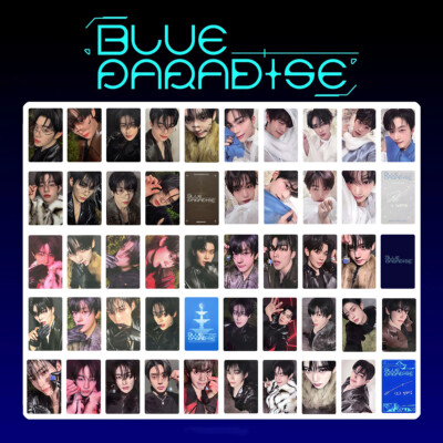 9pcs Set ZB1 BLUE PARADISE SEEK HIDE Ver Self Made COLLECTOR Card