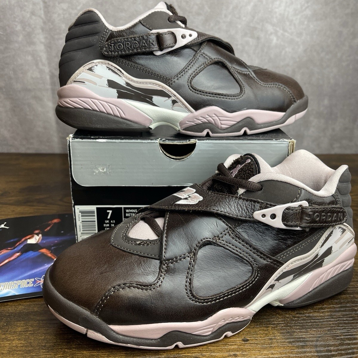 NEW Air Jordan 8 Retro Low Dark Cinder Size 7 W 5.5M 317251-261