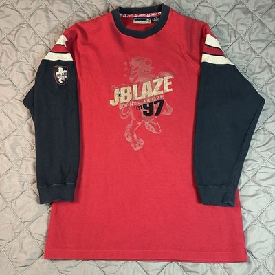 VINTAGE Johnny Blaze Shirt Mens XLRed Black Hip Hop y2k Method Man