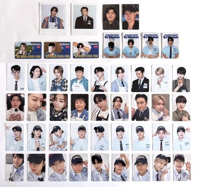 SUPER JUNIOR SJ Pop-Up SJ MARKET Official MD Trading Card Benefit
