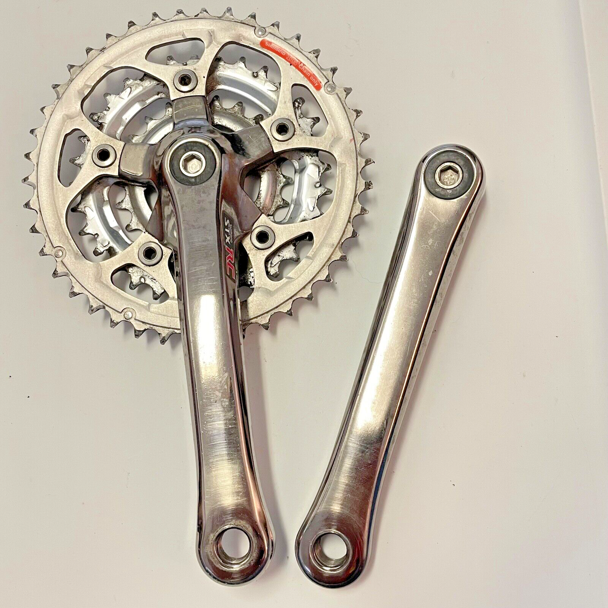 Vintage Shimano STX-RC FC-MC36 Triple Crankset MTB 175 Deore Race