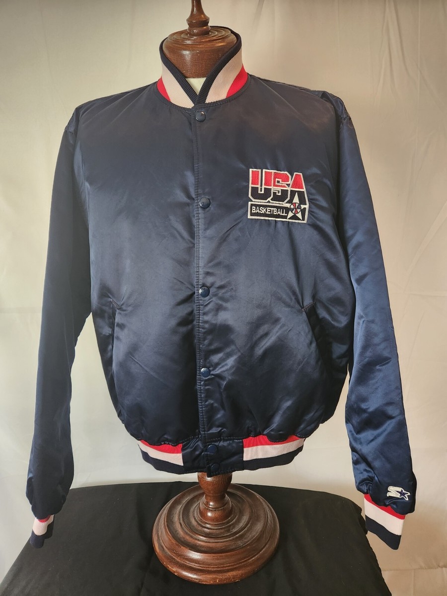 🚨🔥Vintage 90s Starter USA 1992 Olympic Dream Team Jacket XL