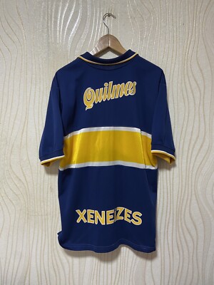 BOCA JUNIORS 1997 1998 HOME FOOTBALL SHIRT SOCCER JERSEY NIKE sz L