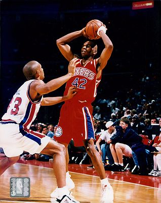 Jerry Stackhouse Philadelphia 76ers #42 Licensed NBA Unsigned