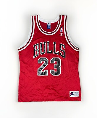 Vtg Michael Jordan #23 Jersey Mens Size 44 L Chicago Bulls