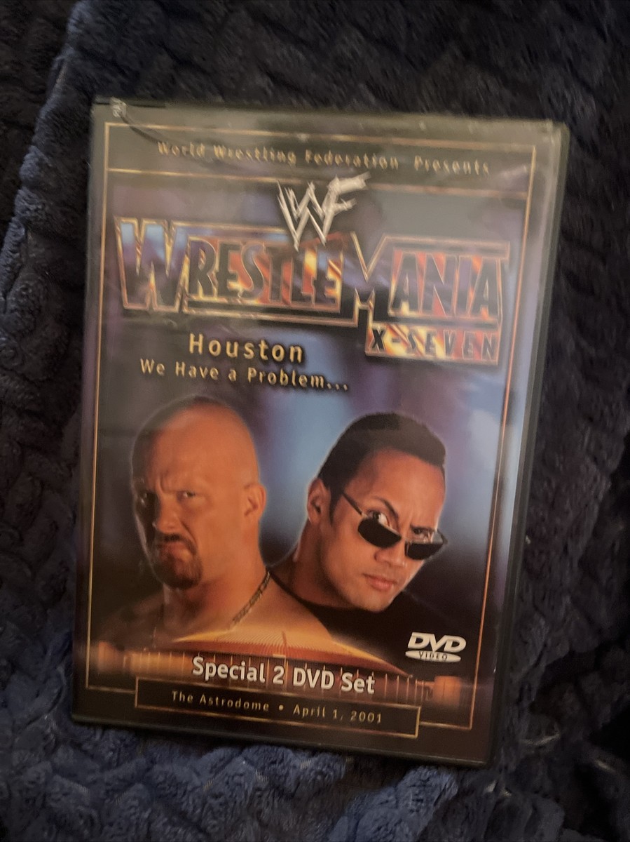WWF WrestleMania X-Seven DVD 17 X-7 WWE Wrestling 2001 ECW WCW The