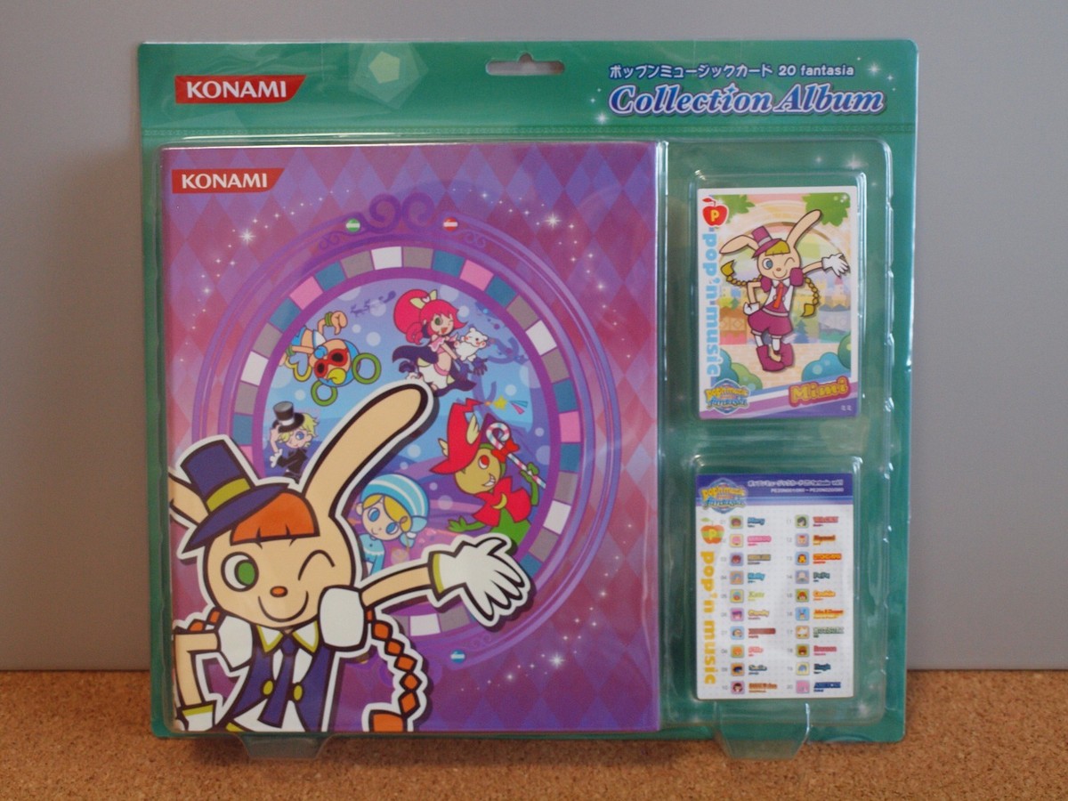 Pop'n Music Card 20 fantasia Collection Album Vol.1 KONAMI Game