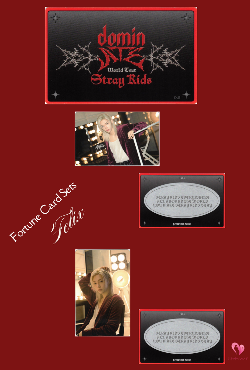 Stray Kids Felix DominATE World Tour Japan Fortune Card Sets