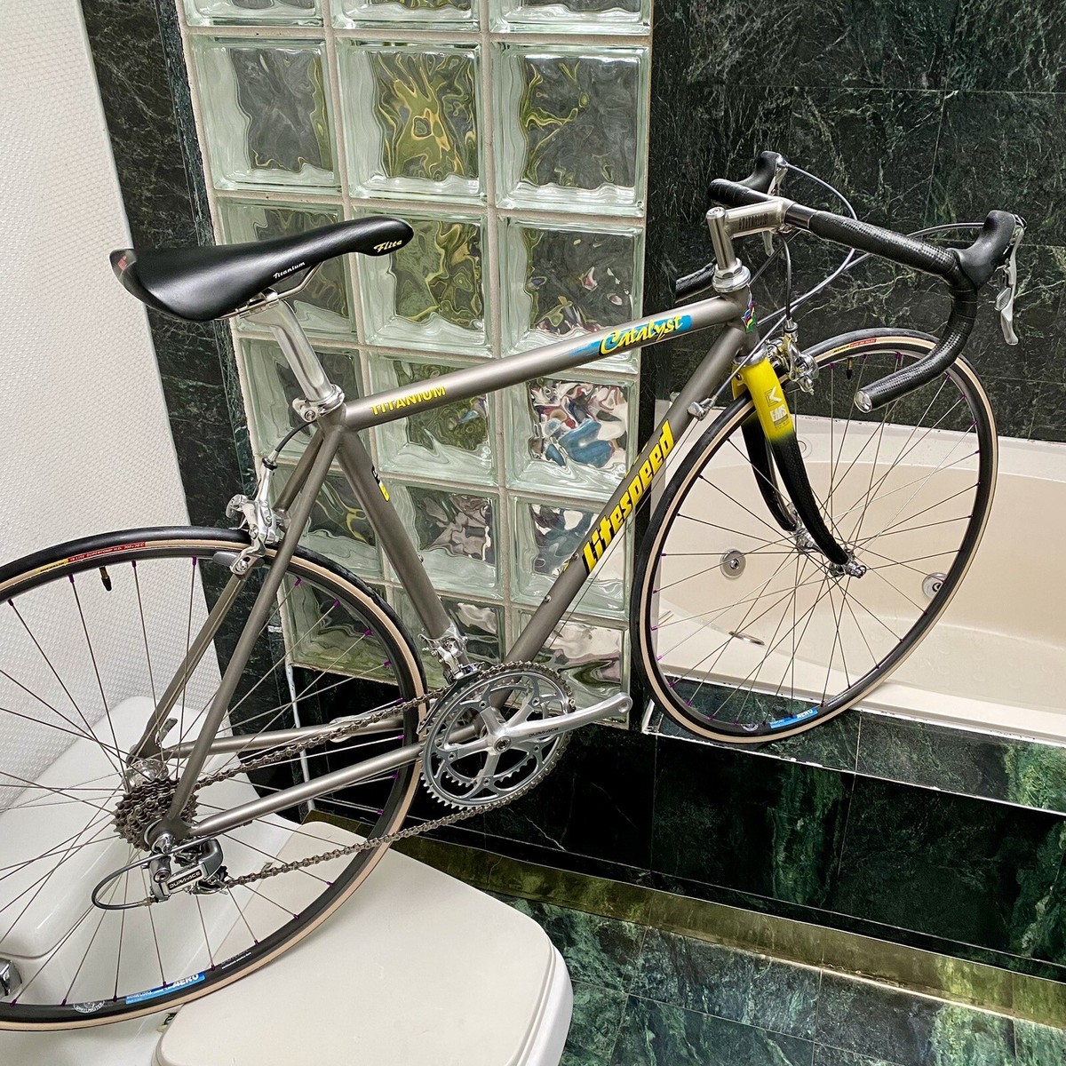 SIZE 50cm) LITESPEED CATALYST TITANIUM ROAD BIKE SHIMANO DURA ACE