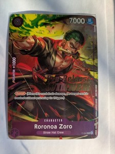 Zoro Pre Release Winner | eBay