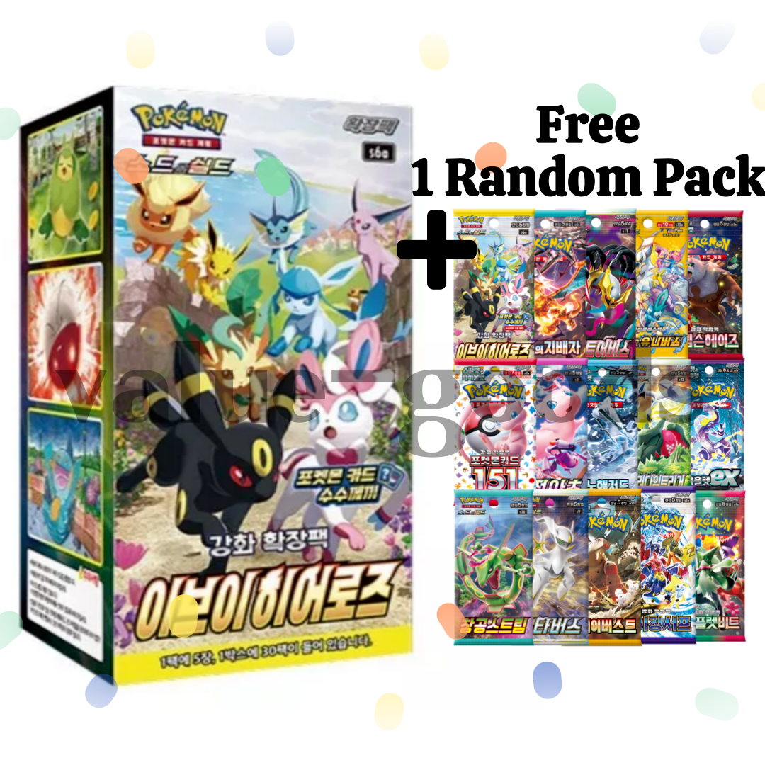 Pokemon Card Sword&Shield Eevee Heroes Booster Box Evolving Skies